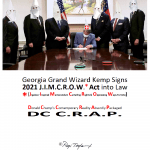 humor-times-dc-crap-Georgia-Grand-Wizard-Kemp-Signs-2021-jimcrow-act-into-law