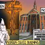 Modern Cross Burning
