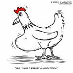Chicken-From-Hollywood-RG-Karkovsky-Humor-Times-Cartoon-VF