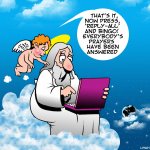 Prayers answered cartoon