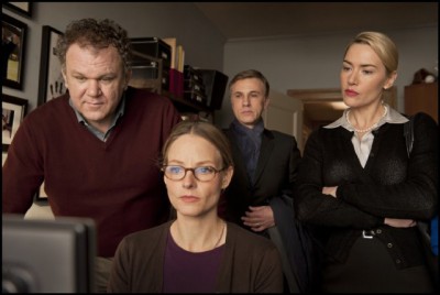 Jodie Foster, John C. Reilly, Kate Winslet and Christoph Waltz in Carnage.