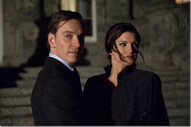 Michael Fassbender and Gina Carno in "Haywire."