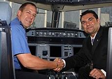 Osbon and copilot, well rehearsed. JetBlue pilots