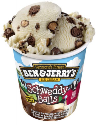 Schweddy Balls ice cream