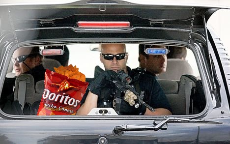 Secret Service with chips