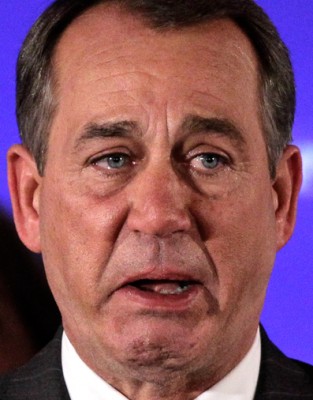 boehner crying, but could care less