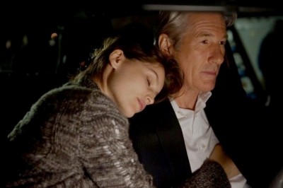 Arbitrage, Laetitia Casta as Julie Cote with Richard Gere as Robert Miller