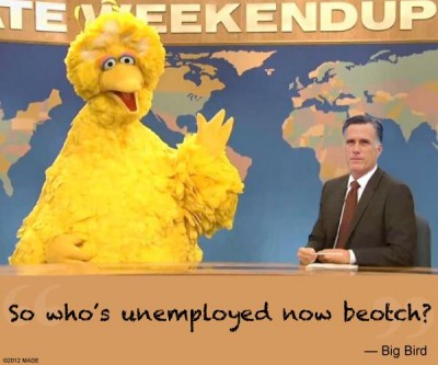 Big bird to Romney