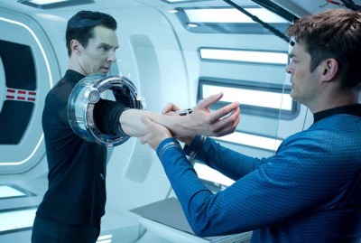 Star Trek: Into Darkness, Benedict Cumberbatch and Karl Urban