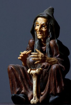The smiling woman on the ObamaScare website was replaced by a witch. Image by Dennis Burger, flickr.com. halloween witch