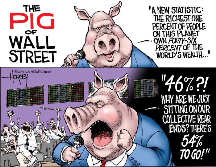 Image result for rich man worlds caricatures/cartoons