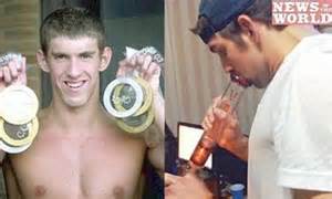 Michael Phelps Bong-ercise
