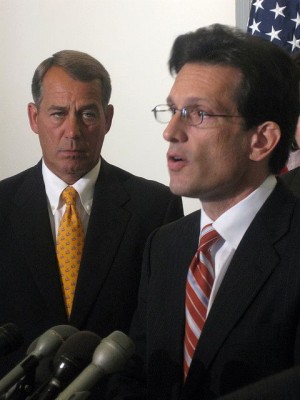 Eric Cantor and John Boehner