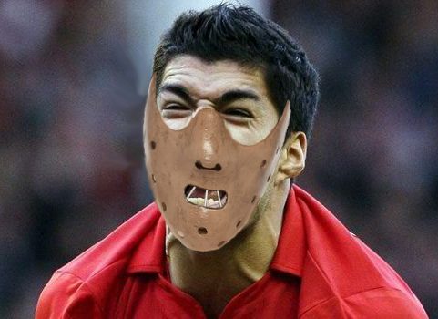 Luis Suarez, Hannibal Lecter mask