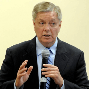 Sen. Graham goes for women's vote.