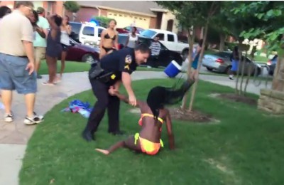 McKinney Police at pool party