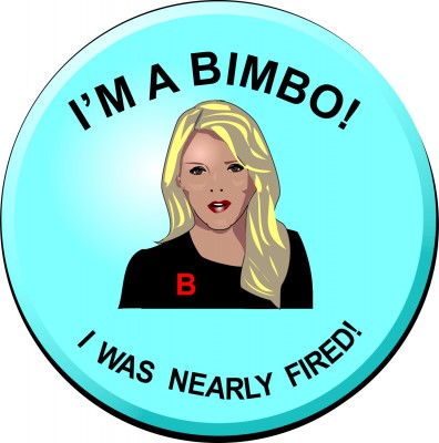 Fox News' Megyn Kelly Bimbo Button