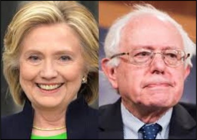 Bernie Sanders, Hillary Clinton