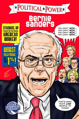 Bernie Sanders comic book cover