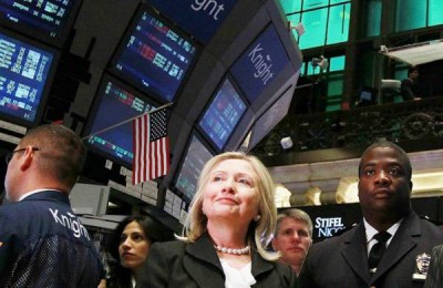 Hillary Wall Street