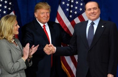 Donald Trump and Silvio Berlusconi