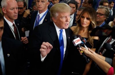 donald trump spin room debate