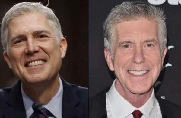 headlines today, Neil Gorsuch, Tom Bergeron