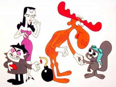 Facebook, Rocky and Bullwinkle