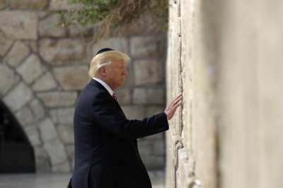 Trump in Israel, Wailing Wall