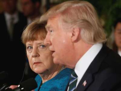 Angela Merkel, Trump