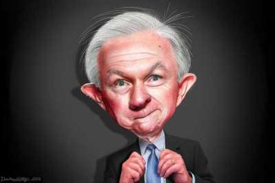 Jeff Sessions, by DonkeyHotey