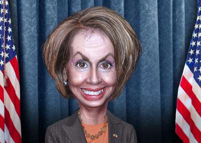 Nancy Pelosi by DonkeyHotey