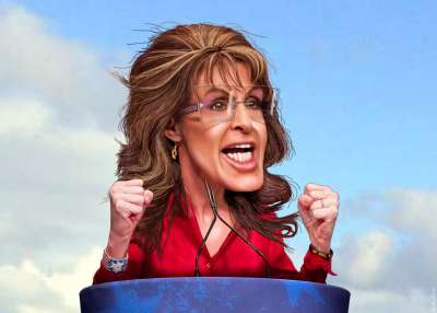 Sarah Palin by DonkeyHotey and Dr. Doolittle