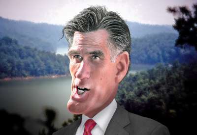 Mitt Romney by DonkeyHotey