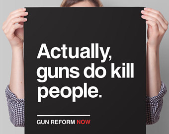 Supreme Court has declared that “Guns are people too.”