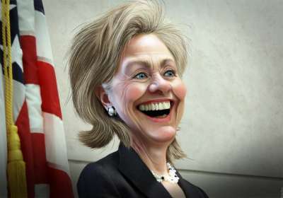 Hillary Clinton by DonkeyHotey