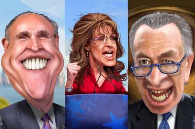  The Famous 3, Rudy Giuliani, Sarah Palin, Chuck Schumer