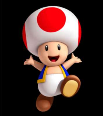 mushroom head like Mario Kart