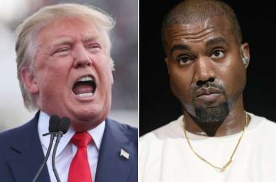 Kanye West and Donald Trump