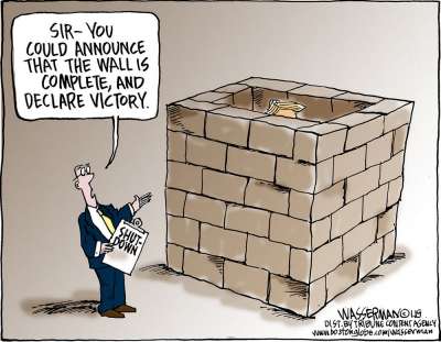 Democrats Wall Around Trump