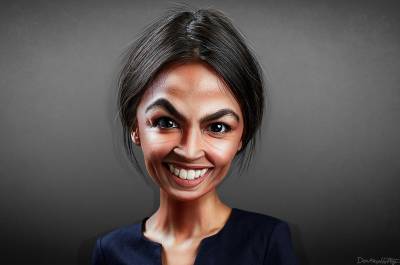 Alexandria Ocasio-Cortez by DonkeyHotey