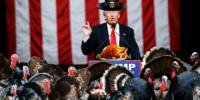 Trump, Suffering ‘Rally-Withdrawal’ Symptoms, Addresses Pro-Trump Turkeys