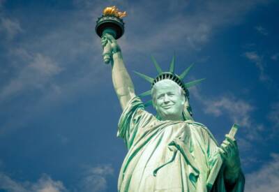 Trump Monument Statue of Liberty