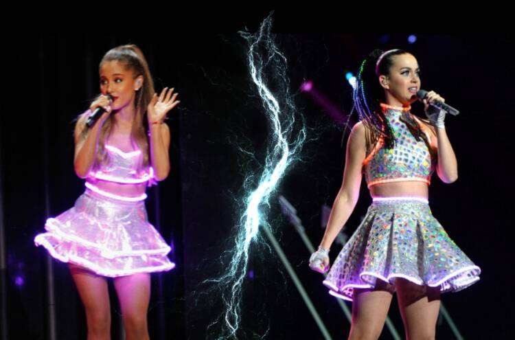 Arianna Grande and Katy Perry