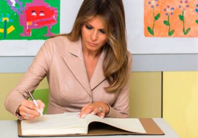 Christmas letter from Melania Trump