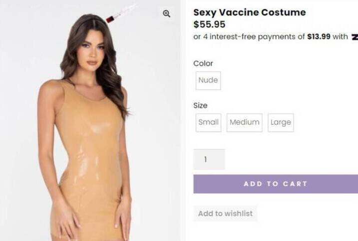 sexy vaccine costume