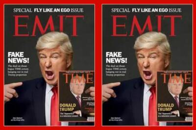 Trump Fake Time Cover