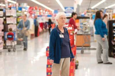 Walmart greeter