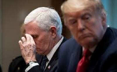 Mike Pence avoids Trump