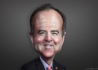 Adam Schiff by DonkeyHotey